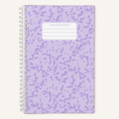 Carnet Composition esthétique de marbre pastel doux (Recto)