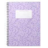 Carnet Composition esthétique de marbre pastel doux (Devant)