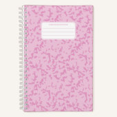Carnet Composition esthétique de marbre pastel doux (Recto)