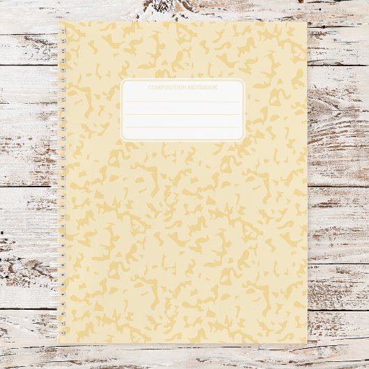 Carnet Composition esthétique de marbre pastel doux