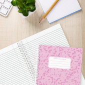 Carnet Composition esthétique de marbre pastel doux