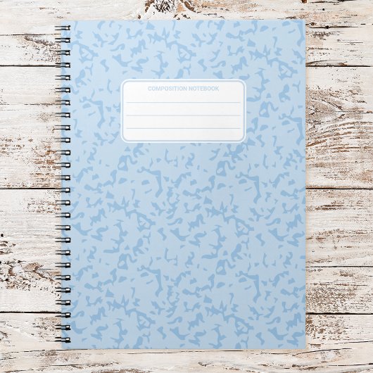 Carnet Composition esthétique de marbre pastel doux