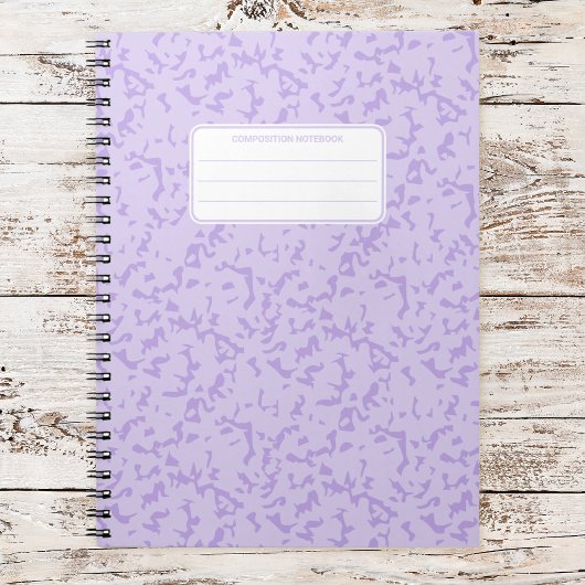 Carnet Composition esthétique de marbre pastel doux