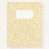 Carnet Composition esthétique de marbre pastel doux (Devant)