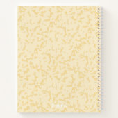 Carnet Composition esthétique de marbre pastel doux (Dos)