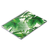Carnet Composition exotique tropicale verte naturelle feu (Côté gauche)