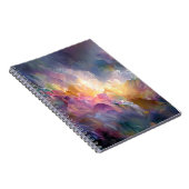 Carnet Composition florale pastel abstraite lumineuse (Côté Droit)