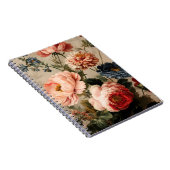 Carnet Composition florale vintage vibrante (Côté Droit)