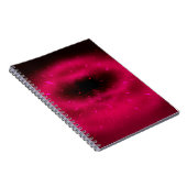 Carnet Composition fractale rose Abstraite. Explosion mag (Côté Droit)