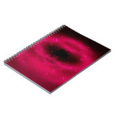 Carnet Composition fractale rose Abstraite. Explosion mag (Côté gauche)