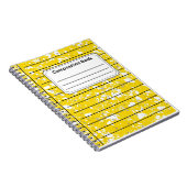 Carnet Composition jaune vif (Côté Droit)