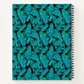 Carnet Composition Motif de la feuille de monstère tropic (Dos)