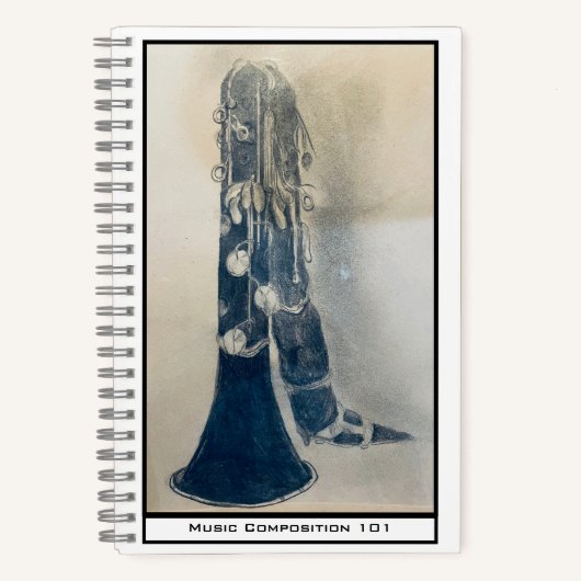 Carnet Composition musicale Clarinet aussi (Recto)