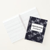 Carnet Composition noire personnalisée esthétique des cha (Intérieur)