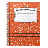 Carnet Composition orange (Devant)