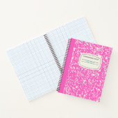 Carnet Composition Personnalisable rose classique (Intérieur)