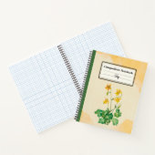 Carnet Composition personnalisée à la Columbine de citron (Intérieur)