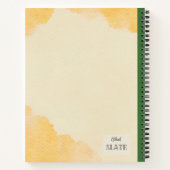 Carnet Composition personnalisée à la Columbine de citron (Dos)