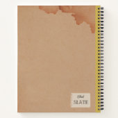 Carnet Composition personnalisée de la fleur de Goldenpea (Dos)