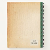 Carnet Composition personnalisée de la machine à éveiller (Dos)