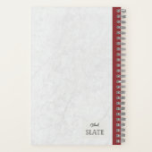 Carnet Composition personnalisée des fleurs de neige (Verso)