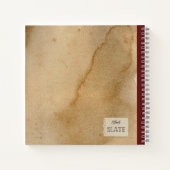 Carnet Composition personnalisée des fraises en croissanc (Dos)