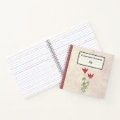 Carnet Composition personnalisée en lys de bois (Intérieur)
