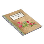 Carnet Composition personnalisée Primrose (Côté Droit)