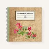 Carnet Composition personnalisée Primrose (Devant)