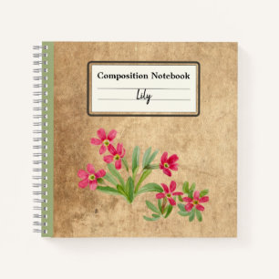 Carnet Composition personnalisée Primrose