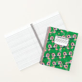 Carnet Composition spirale Flamant rose (Intérieur)