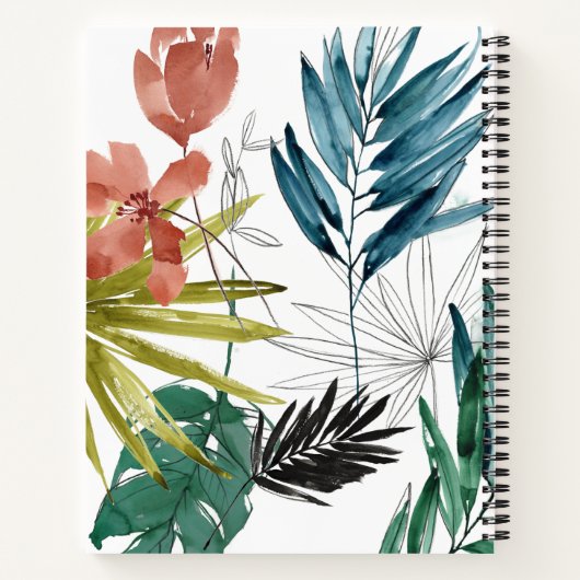 Carnet Composition tropicale (Dos)