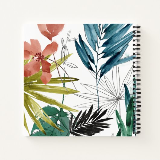 Carnet Composition tropicale (Dos)