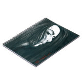 Carnet Comprimé/journal d'écriture d'homme de cascade (Côté gauche)