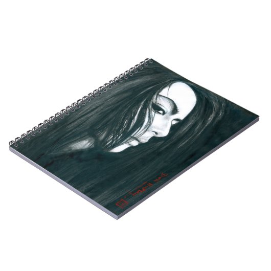 Carnet Comprimé/journal d'écriture d'homme de cascade (Côté gauche)