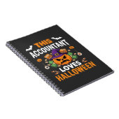 Carnet Comptable Aime Halloween Citrouille Comptable Desi (Côté Droit)