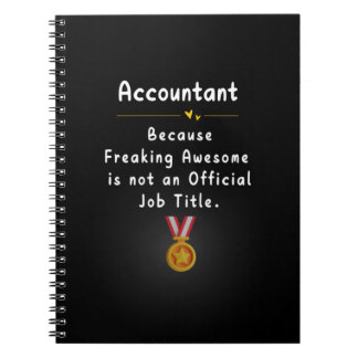 Carnet Comptable Funny Titre du poste