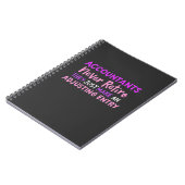 Carnet Comptable ne prend jamais sa retraite (Côté gauche)