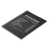 Carnet Comptable Nutrition Fact, Nutrition Fact (Côté gauche)