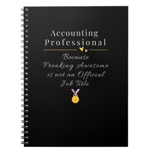 Carnet Comptable professionnel (Devant)