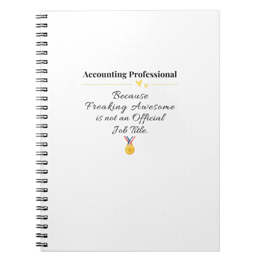 Carnet Comptable Professionnel (Devant)