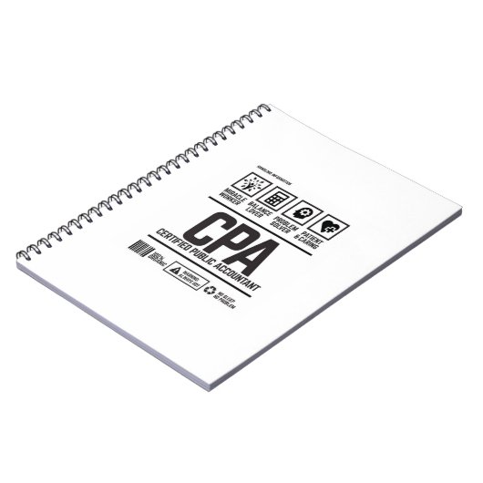 Carnet comptable public agréé - CPA (Côté gauche)