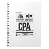 Carnet comptable public agréé - CPA (Devant)