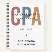 Carnet Comptable Public Certifié CPA Retro (Devant)