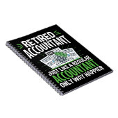Carnet Comptable retraité CPA Retraite Funny Happier (Côté Droit)