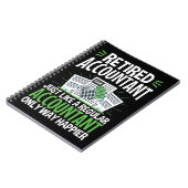 Carnet Comptable retraité CPA Retraite Funny Happier (Côté gauche)