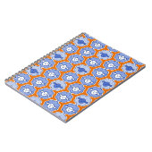 Carnet Compter les moutons - bleu & orange (Côté gauche)