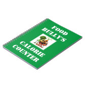 Carnet Compteur de la calorie du despote de nourriture (Côté gauche)