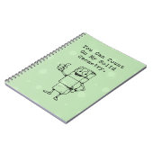 Carnet Comptez Sur Mon Humour De Géométrie Solide Fiable (Côté gauche)