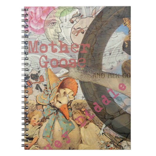 Carnet Comptine de la Mère l'Oie Conte de Fées (Devant)